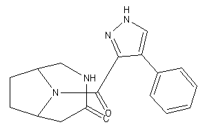 9-(4-phenyl-1H-pyrazole-3-carbonyl)-4,9-diazabicyclo[4.2.1]nonan-3-one