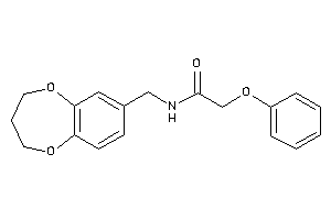 N-(3,4-dihydro-2H-1,5-benzodioxepin-7-ylmethyl)-2-phenoxy-acetamide