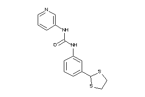 Image of 1-[3-(1,3-dithiolan-2-yl)phenyl]-3-(3-pyridyl)urea