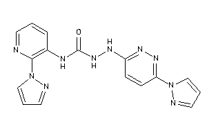 1-[(6-pyrazol-1-ylpyridazin-3-yl)amino]-3-(2-pyrazol-1-yl-3-pyridyl)urea