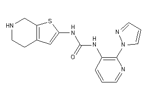 1-(2-pyrazol-1-yl-3-pyridyl)-3-(4,5,6,7-tetrahydrothieno[2,3-c]pyridin-2-yl)urea