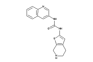Image of 1-(3-quinolyl)-3-(4,5,6,7-tetrahydrothieno[2,3-c]pyridin-2-yl)urea