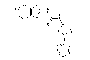 1-[5-(2-pyridyl)-1,3,4-thiadiazol-2-yl]-3-(4,5,6,7-tetrahydrothieno[2,3-c]pyridin-2-yl)urea