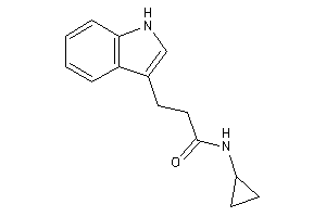 N-cyclopropyl-3-(1H-indol-3-yl)propionamide