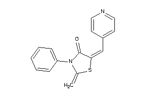 Image of 2-methylene-3-phenyl-5-(4-pyridylmethylene)thiazolidin-4-one
