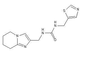 1-(5,6,7,8-tetrahydroimidazo[1,2-a]pyridin-2-ylmethyl)-3-(thiazol-5-ylmethyl)urea