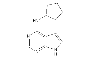 Image of Cyclopentyl(1H-pyrazolo[3,4-d]pyrimidin-4-yl)amine