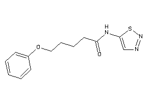 Image of 5-phenoxy-N-(thiadiazol-5-yl)valeramide