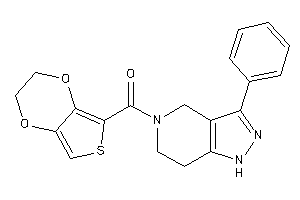 Image of 2,3-dihydrothieno[3,4-b][1,4]dioxin-5-yl-(3-phenyl-1,4,6,7-tetrahydropyrazolo[4,3-c]pyridin-5-yl)methanone