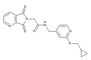 Image of N-[[2-(cyclopropylmethoxy)-4-pyridyl]methyl]-2-(5,7-diketopyrrolo[3,4-b]pyridin-6-yl)acetamide