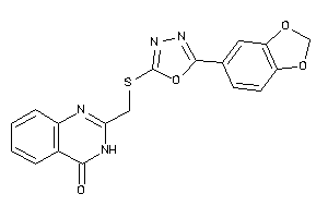 2-[[[5-(1,3-benzodioxol-5-yl)-1,3,4-oxadiazol-2-yl]thio]methyl]-3H-quinazolin-4-one