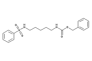 N-[5-(benzenesulfonamido)pentyl]carbamic Acid Benzyl Ester