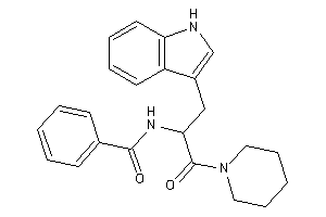 N-[1-(1H-indol-3-ylmethyl)-2-keto-2-piperidino-ethyl]benzamide