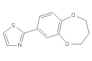 Image of 2-(3,4-dihydro-2H-1,5-benzodioxepin-7-yl)thiazole