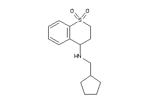 Cyclopentylmethyl-(1,1-diketo-3,4-dihydro-2H-thiochromen-4-yl)amine