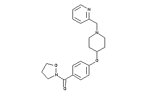 Image of Isoxazolidin-2-yl-[4-[[1-(2-pyridylmethyl)-4-piperidyl]oxy]phenyl]methanone