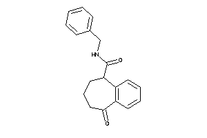 N-benzyl-9-keto-5,6,7,8-tetrahydrobenzocycloheptene-5-carboxamide