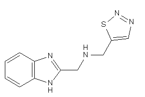 1H-benzimidazol-2-ylmethyl(thiadiazol-5-ylmethyl)amine