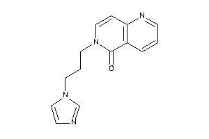 Image of 6-(3-imidazol-1-ylpropyl)-1,6-naphthyridin-5-one