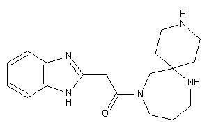 2-(1H-benzimidazol-2-yl)-1-(3,7,11-triazaspiro[5.6]dodecan-11-yl)ethanone