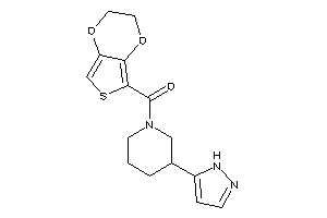 2,3-dihydrothieno[3,4-b][1,4]dioxin-5-yl-[3-(1H-pyrazol-5-yl)piperidino]methanone