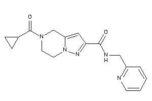 5-(cyclopropanecarbonyl)-N-(2-pyridylmethyl)-6,7-dihydro-4H-pyrazolo[1,5-a]pyrazine-2-carboxamide