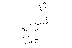 Image of [4-(3-benzyl-1H-pyrazol-5-yl)piperidino]-(tetrazolo[1,5-a]pyridin-5-yl)methanone