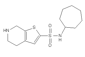 Image of N-cycloheptyl-4,5,6,7-tetrahydrothieno[2,3-c]pyridine-2-sulfonamide
