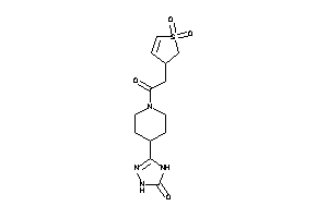 3-[1-[2-(1,1-diketo-2,3-dihydrothiophen-3-yl)acetyl]-4-piperidyl]-1,4-dihydro-1,2,4-triazol-5-one