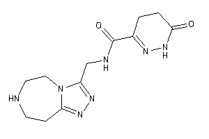 6-keto-N-(6,7,8,9-tetrahydro-5H-[1,2,4]triazolo[3,4-g][1,4]diazepin-3-ylmethyl)-4,5-dihydro-1H-pyridazine-3-carboxamide