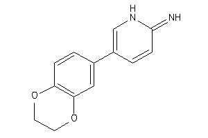 [5-(2,3-dihydro-1,4-benzodioxin-6-yl)-1H-pyridin-2-ylidene]amine