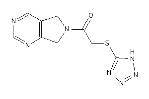 1-(5,7-dihydropyrrolo[3,4-d]pyrimidin-6-yl)-2-(1H-tetrazol-5-ylthio)ethanone