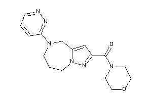 Image of Morpholino-(5-pyridazin-3-yl-4,6,7,8-tetrahydropyrazolo[1,5-a][1,4]diazepin-2-yl)methanone