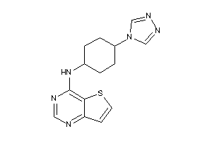 Thieno[3,2-d]pyrimidin-4-yl-[4-(1,2,4-triazol-4-yl)cyclohexyl]amine