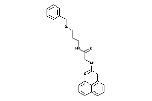 N-(3-benzoxypropyl)-2-[[2-(1-naphthyl)acetyl]amino]acetamide