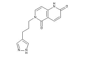 6-[3-(1H-pyrazol-4-yl)propyl]-1H-1,6-naphthyridine-2,5-quinone