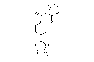 Image of 3-[1-(5-keto-6-oxabicyclo[2.2.1]heptane-4-carbonyl)-4-piperidyl]-1,4-dihydro-1,2,4-triazol-5-one