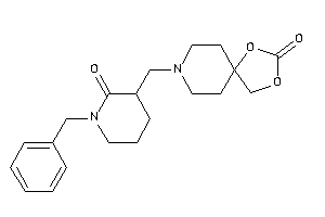 8-[(1-benzyl-2-keto-3-piperidyl)methyl]-2,4-dioxa-8-azaspiro[4.5]decan-3-one