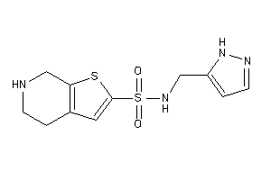 N-(1H-pyrazol-5-ylmethyl)-4,5,6,7-tetrahydrothieno[2,3-c]pyridine-2-sulfonamide