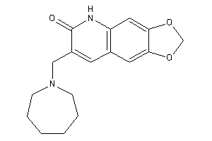Image of 7-(azepan-1-ylmethyl)-5H-[1,3]dioxolo[4,5-g]quinolin-6-one