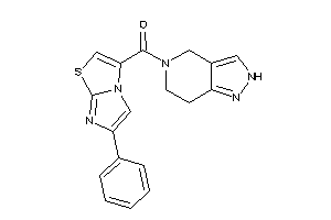 Image of (6-phenylimidazo[2,1-b]thiazol-3-yl)-(2,4,6,7-tetrahydropyrazolo[4,3-c]pyridin-5-yl)methanone