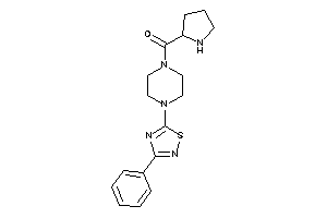 [4-(3-phenyl-1,2,4-thiadiazol-5-yl)piperazino]-pyrrolidin-2-yl-methanone