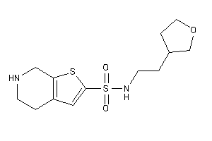 N-(2-tetrahydrofuran-3-ylethyl)-4,5,6,7-tetrahydrothieno[2,3-c]pyridine-2-sulfonamide