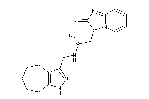 N-(1,4,5,6,7,8-hexahydrocyclohepta[c]pyrazol-3-ylmethyl)-2-(2-keto-3H-imidazo[1,2-a]pyridin-3-yl)acetamide