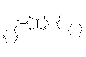 Image of 1-(2-anilinothieno[2,3-d]thiazol-5-yl)-2-(2-pyridyl)ethanone