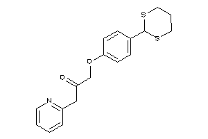 1-[4-(1,3-dithian-2-yl)phenoxy]-3-(2-pyridyl)acetone