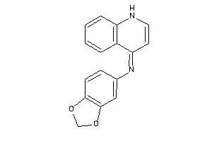 1,3-benzodioxol-5-yl(1H-quinolin-4-ylidene)amine