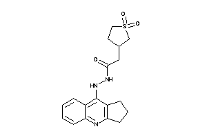 N'-(2,3-dihydro-1H-cyclopenta[b]quinolin-9-yl)-2-(1,1-diketothiolan-3-yl)acetohydrazide