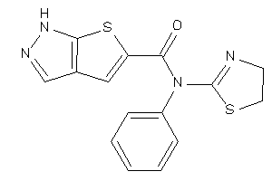 N-phenyl-N-(2-thiazolin-2-yl)-1H-thieno[2,3-c]pyrazole-5-carboxamide
