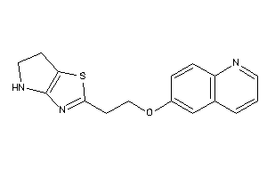 2-[2-(6-quinolyloxy)ethyl]-5,6-dihydro-4H-pyrrolo[2,3-d]thiazole